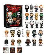 Halloween Skräckkaraktär Adventskalender | Akryl Platt Hängande Prydnad Blind Box Dekoration*Halloween Skräck Blind Box* Halloween Skräck Blind Box