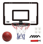 Transparent Hängande Dörr Basketbollplatta Slagtålig Basketbollplatta Med 1 Basketnät 4 Krokar 1 Basketboll