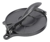 Tortillapress i gjutjärn, Tortillapressmaskin SVART BLACK