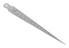 1-15mm Spaltmätare Metrisk Rostfritt Stål Konisk Mätare Bladmått Spaltmätverktyg Hörn Bladmått Linjal Användbar och Professionell