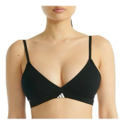 adidas BH Sport Active 3 Stripes Triangle Bralette Svart bomull X-Small Dam
