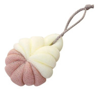 Badsvamp, Mjuk Svampnät Badborste Loofah Dusboll Rikliga Bubblor Kroppsskrubb Rosa
