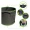 5-pack 2 gallons växtväxtsäckar trädgårdstyg krukor luftning tunga tjockade nonwoven med handtag