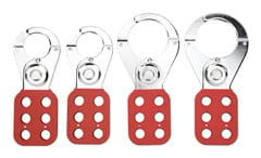 Lockout Tagout Hasp, Stållåsbygel med nylonhandtag, Stark Lockhead Tagout Hasp för Industri