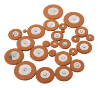 25 st Professionella Läder Tenor Saxofon Pads Orange Sax Pads Ersättning Träblåsinstrument