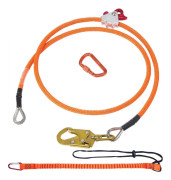 16 mm Stålkärnakabel, Flipline 8ft (2,4 m), Arborist Flipline, optimalt för fallskydd