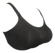 Silikoninlägg för BH för kvinnor, trådlös push-up BH-förstärkare med lyftstöd, mjuka och naturliga bröstinlägg för sömlös BH-användning, idealisk för Black B Cup