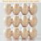 [RM] Bulk Plastic Egg Cartons, 100 Packs Empty Clear Plastic Egg Cartons Hold Up to 12 Eggs, Reusable Chicken Egg Holders