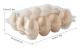 [RM] Bulk Plastic Egg Cartons, 100 Packs Empty Clear Plastic Egg Cartons Hold Up to 12 Eggs, Reusable Chicken Egg Holders