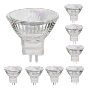 /EA/12V 35W Halogenlampor GU4 Spotbas 2800K Varmvit, Dimbar, 8-pack