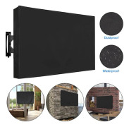 TV-skydd för utomhusbruk, vattentätt, kompatibelt med de flesta LCD/LED-platt-TV, universell passform