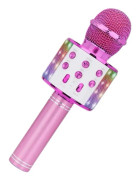 Mordely Trådlös karaokemikrofon Bluetooth högtalare ROSA pink