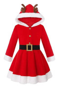 Juldräkt Julklänning Älg Luva Juloutfits Elegant Höst Vinter-lingling} 120cm