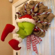 /EA/Julkrans Grinch-krans, juldekoration kransdekoration