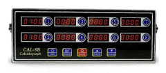 /NN/ 8-kanals kommersiell digital kökstimer, rostfri nedräkningstimer med alarm, klockpåminnelse