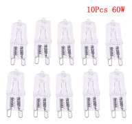 10 st G9-stift Halogen 120V 25W 40W 60W Glödlampa JCD G9 60W