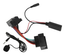 Bilstereo 40-stifts kabelhärva adapter med Bluetooth-mikrofon AUX för Citroen C2 C3 C4 C6