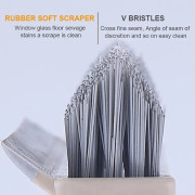 /EA/Scrub brush with detachable long handle for bathroom and kitchen cleaning