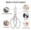 Kitchen Scissors, Heavy Duty Kitchen Shears, Multi-Purpose Stainless Steel Scissors Silver