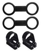 /EA/4 st Snorkelfästen Robust Snorkellås Utbytbar Maskremhållare Dyk Snorkelfäste