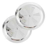 125 mm rund ventilationsrosett i rostfritt stål, runda ventilationsgaller båtdelar för rökare Båt Camper Hus