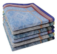 Herr bomullshanddukar, kostymnäsdukar, 6-pack 43 cm x 43 cm