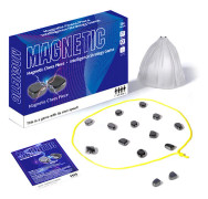 Nytt Magnetiskt Schackspel, Magnetiskt Schackspel med Rep och 20 Stenar, Med Strategispel med Stenar, Familjespel Partyspel för Barn och Vuxna