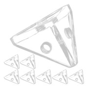 /HH/8 st Akryl Display Case Kopplingar Triangel Kopplingar Akryl Display Case Hörnkoppling