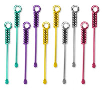 RY-10 Skedar, Legering Mini Sked Liten Spadesked Bärbara Hängen Smycken Halsband Mini Spadesked för Kryddor Salter Sand