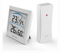 Baldr Digital LCD Väderstation Inomhus Utomhus Trend Hygrometer Termometer Trådlös Fjärrsensor[CO]