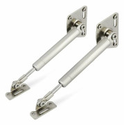 100N/22lb Gasfjäder Mjukstängande gångjärn Lock Sänker långsamt och stannar öppet långsamt Dörrflik för köksskåp Garderobskontor 2-pack