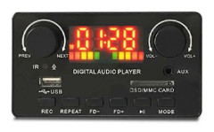 /EA/Bluetooth Effektförstärkarkort 2X40W Billjud MP3-dekoder Stereomusikförstärkare Bluetooth-modul