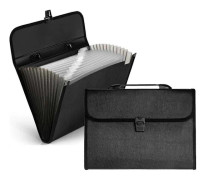12-facks A4-filsorterare, Organizer med lock, expanderbar filsorterare, laminerad ficka för kontor, skola eller hem.[XJ]