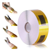 IC 500 st Nail Art Tips Förlängningsdekaler, självhäftande nagelform med nummer, för UV Gel Nail Extension Nagelförlängning (1 rulle)