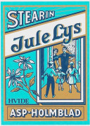 Asp-Holmblad Julgransljus Vit