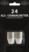 Asp-Holmblad Alumanchet Silver/Guld