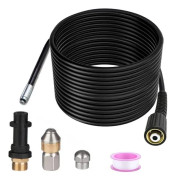 HA-15m Rörrensare för Kärcher Högtryckstvätt Bredare Professionell rörkompatibel K2-K7/HD/HDS 180bar 60c °10}
