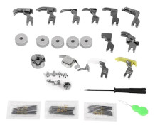 17 Set Platt Industriell Symaskin Pressarfötter, Universella Symaskinsdelar Professionella Pressarfötter för