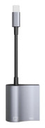 Lightning-gränssnitt till RJ45 Ethernet-adapter 2-i-1 LAN-nätverksadapter Stöd för 10/100 Mbps Driver-Free Gigabit-nätverkskabelomvandlare
