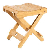 /EA/Liten Nanzhu Fällbar Pall Portabel Solid Bambu Utomhusfiske
