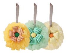 3 st Duschblomma, Duschsvamp, Loofah, Duschpuff, Multifärgad Exfolierande Bad Duschpuff