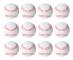 12 st 6,3 cm Full Core Mjuk EVA Stressboll Barn Basebollleksak