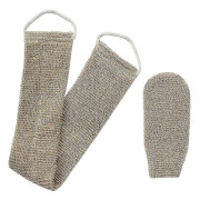 Ryggskrubbare Loofah Handske Svamp Rygg Dusch Bad Män Kvinnor