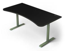 Arozzi Arena Gaming Desk Large Forest Green, höjdjusterbart, heltäckande musmatta - Skogsgrön