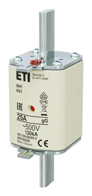 Eti-Polam säkringsinsats NH1 gG 25A/500V (004184228)