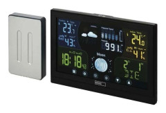 Emos E6018, Svart, Inomhusbarometer, Inomhustermometer, Barometer, Hygrometer, Termometer, Barometer, Hygrometer, Termometer, 1 - 99%, 1 - 99%
