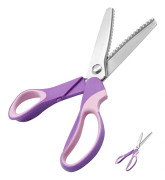 /EA/ (Lila) Sicksack sax 23,2 cm Professionell rostfritt stål se