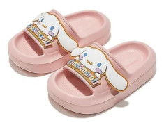 Kawaii Sanrio Tofflor Tecknad Hellokitty Cinnamoroll Mymelody Sommar Barn Hem Halkfria Tvättbara Sandaler Barn Present Cinnamoroll-C 30-31