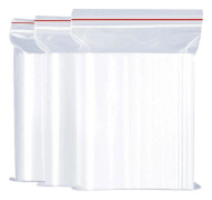 /EA/Transparenta plastpåsar - Zip-påsar - Självförslutande påsar - Påsar med dragkedja - Vattentäta påsar (10 x 15 cm (300 st)