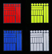 /EA/4 st PET reflekterande klistermärken reflekterande tejp slitstark reflekterande